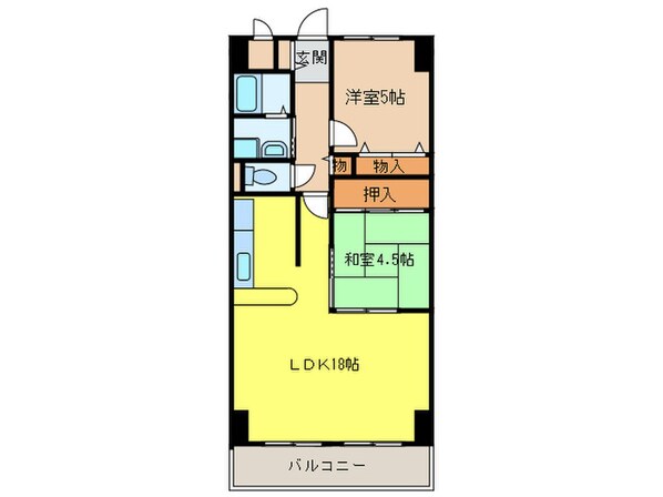 ロニヨンの物件間取画像